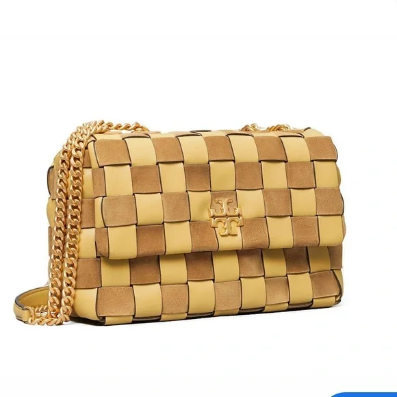 Tory Burch Kira Small Woven Convertible Shoulder Bag/Crossbudy - Picture 4 of 13